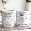 To My Husband Our Children Having You As Their Dad Outline Fist Bumps Personalized Mug