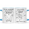 To My Husband Our Children Having You As Their Dad Outline Fist Bumps Personalized Mug