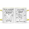 To My Husband Our Children Having You As Their Dad Outline Fist Bumps Personalized Mug