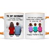 To My Husband Our Children Knows What A Real Dad Looks Like Personalized Mug, Gift For Bonus Dad