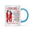 To My Pregnancy Wife Happy First Mother's Day From Husband Personalized Mug, Gift For Pregnant Mom, Expecting Mom To My Pregnancy Wife Happy First Mother's Day From Husband Personalized Mug, Gift For Pregnant Mom, Expecting Mom