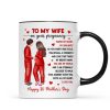 To My Pregnancy Wife Happy First Mother's Day From Husband Personalized Mug, Gift For Pregnant Mom, Expecting Mom To My Pregnancy Wife Happy First Mother's Day From Husband Personalized Mug, Gift For Pregnant Mom, Expecting Mom