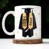 To My Son, Always Remember You Are Braver, Graduation Robe and Stars - Personalized Custom Coffee Mug - GRAD318_MG To My Son, Always Remember You Are Braver, Graduation Robe and Stars - Personalized Custom Coffee Mug - GRAD318_MG