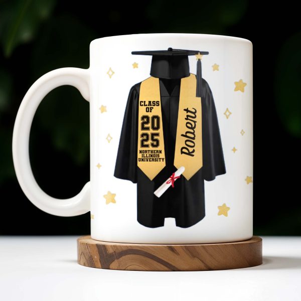 To My Son, Always Remember You Are Braver, Graduation Robe and Stars - Personalized Custom Coffee Mug - GRAD318_MG To My Son, Always Remember You Are Braver, Graduation Robe and Stars - Personalized Custom Coffee Mug - GRAD318_MG