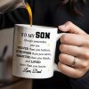 To My Son, Always Remember You Are Braver, Graduation Robe and Stars - Personalized Custom Coffee Mug - GRAD318_MG To My Son, Always Remember You Are Braver, Graduation Robe and Stars - Personalized Custom Coffee Mug - GRAD318_MG