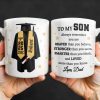 To My Son, Always Remember You Are Braver, Graduation Robe and Stars - Personalized Custom Coffee Mug - GRAD318_MG To My Son, Always Remember You Are Braver, Graduation Robe and Stars - Personalized Custom Coffee Mug - GRAD318_MG
