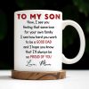 To My Son, City Skyline, People, Good Dad - Personalized Custom Coffee Mug - SON057_MG To My Son, City Skyline, People, Good Dad - Personalized Custom Coffee Mug - SON057_MG