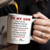 To My Son, City Skyline, People, Good Dad - Personalized Custom Coffee Mug - SON057_MG To My Son, City Skyline, People, Good Dad - Personalized Custom Coffee Mug - SON057_MG