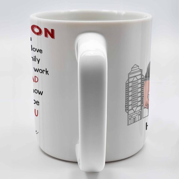 To My Son, City Skyline, People, Good Dad - Personalized Custom Coffee Mug - SON057_MG To My Son, City Skyline, People, Good Dad - Personalized Custom Coffee Mug - SON057_MG