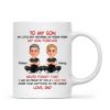 To My Son My Little Boy Yesterday - Personalized Mug - Christmas Gift from Dad to Son To My Son My Little Boy Yesterday - Personalized Mug - Christmas Gift from Dad to Son
