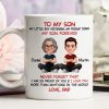 To My Son My Little Boy Yesterday - Personalized Mug - Christmas Gift from Dad to Son To My Son My Little Boy Yesterday - Personalized Mug - Christmas Gift from Dad to Son