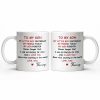 To My Son, Never Forget That I Am So Proud Of You - Personalized Custom Coffee Mug - SON073_MG To My Son, Never Forget That I Am So Proud Of You - Personalized Custom Coffee Mug - SON073_MG
