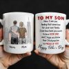 To My Son, Now, I See You Feeling That Same Love, Skyscraper - Personalized Custom Coffee Mug - SON047_MG To My Son, Now, I See You Feeling That Same Love, Skyscraper - Personalized Custom Coffee Mug - SON047_MG