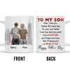 To My Son, Now, I See You Feeling That Same Love, Skyscraper - Personalized Custom Coffee Mug - SON047_MG To My Son, Now, I See You Feeling That Same Love, Skyscraper - Personalized Custom Coffee Mug - SON047_MG