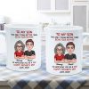 To My Son Personalized Ceramic Mug, Heartfelt Father's Day Gift For Son