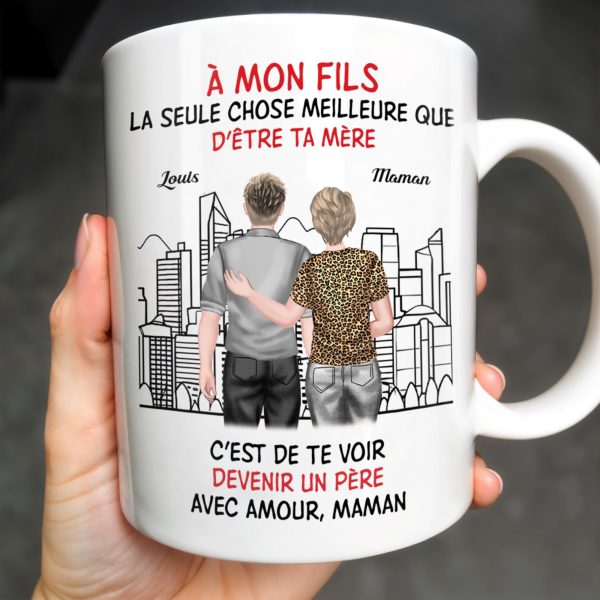 To My Son, Watching You Become A Dad - Personalized Custom Coffee Mug - SON055_MG To My Son, Watching You Become A Dad - Personalized Custom Coffee Mug - SON055_MG