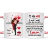 To My Wife Couple Hugging Gift For Him For Her Personalized Mug