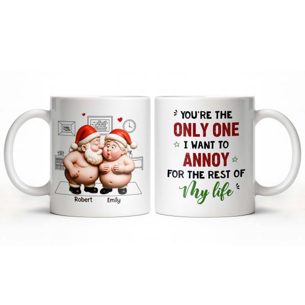 To My Wonderful Wife Merry Christmas With All My Love Santa And Elf - Personalized Custom Coffee Mug - CPL863_MG To My Wonderful Wife Merry Christmas With All My Love Santa And Elf - Personalized Custom Coffee Mug - CPL863_MG
