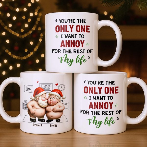 To My Wonderful Wife Merry Christmas With All My Love Santa And Elf - Personalized Custom Coffee Mug - CPL863_MG To My Wonderful Wife Merry Christmas With All My Love Santa And Elf - Personalized Custom Coffee Mug - CPL863_MG