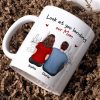 To Our Bonus Dad Funny Gift Personalized Mug, Gift For Bonus Dad