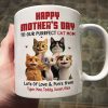 To Our Perfect Cat Mom Adorable Cartoon Cats Personalized Mug, Unique Gifts For Cat Moms To Our Perfect Cat Mom Adorable Cartoon Cats Personalized Mug, Unique Gifts For Cat Moms