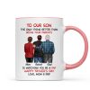 To Our Son From Parents Personalized Mug, Gift For Son