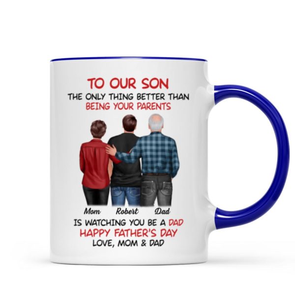 To Our Son From Parents Personalized Mug, Gift For Son