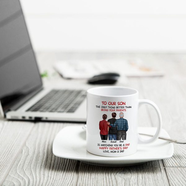 To Our Son From Parents Personalized Mug, Gift For Son