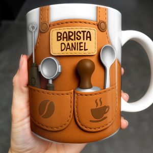 To The Best Barista, Coffee Accessories Design - Personalized Custom Coffee Mug - JBS007_MG
