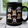 To The Best Dog Dad - Personalized Black Mug - Gift For Dad To The Best Dog Dad - Personalized Black Mug - Gift For Dad