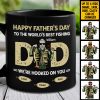 To The World Best Fishing Dad - Gift For Dad - Personalized Black Mug To The World Best Fishing Dad - Gift For Dad - Personalized Black Mug