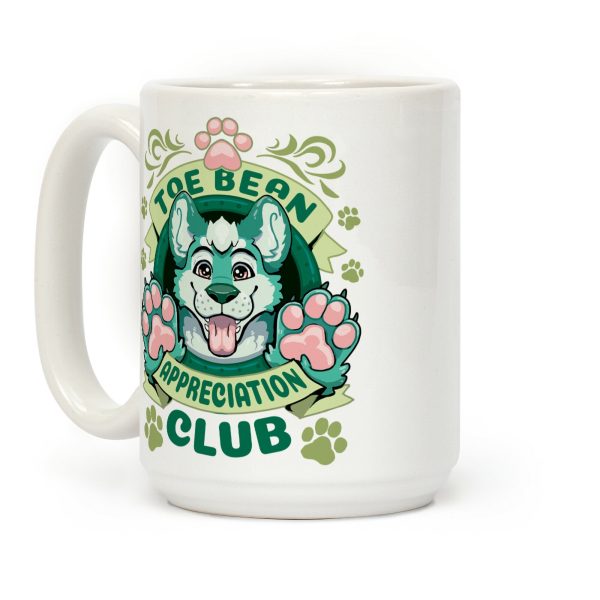 Toe Bean Appreciaton Club Coffee Mug Toe Bean Appreciaton Club Coffee Mug