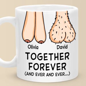 Together Forever - Couple Personalized Custom Mug - Gift For Husband Wife, Anniversary