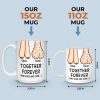 Together Forever - Couple Personalized Custom Mug - Gift For Husband Wife, Anniversary Together Forever - Couple Personalized Custom Mug - Gift For Husband Wife, Anniversary