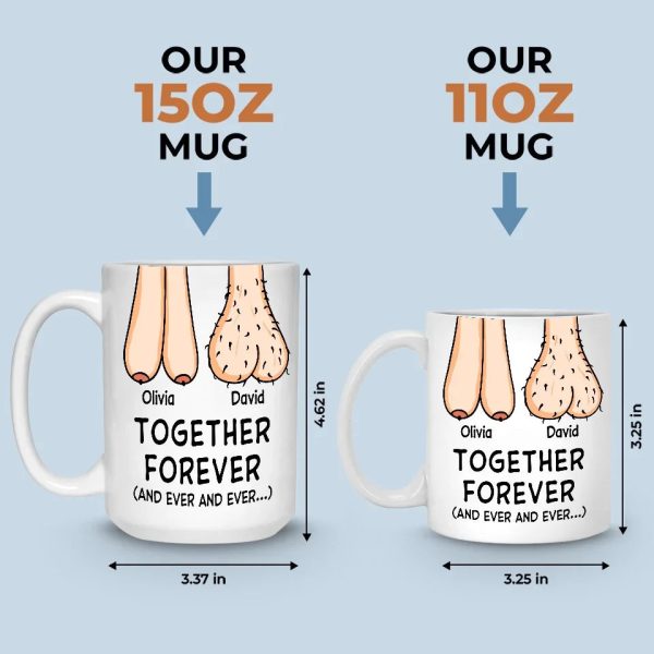 Together Forever - Couple Personalized Custom Mug - Gift For Husband Wife, Anniversary Together Forever - Couple Personalized Custom Mug - Gift For Husband Wife, Anniversary
