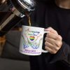 Together Forever Love Is Love Pride Couple - 3D Inflated Effect Printed Mug, Personalized White Edge-to-Edge Mug