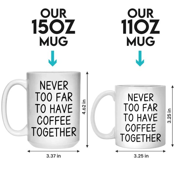 Together In Spirit, Even With A Drink Apart - Bestie Personalized Custom Mug - Christmas Gift For Best Friends, BFF, Sisters Together In Spirit, Even With A Drink Apart - Bestie Personalized Custom Mug - Christmas Gift For Best Friends, BFF, Sisters