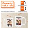 Together Since - Cartoon Couple Version - Personalized Mug Together Since - Cartoon Couple Version - Personalized Mug