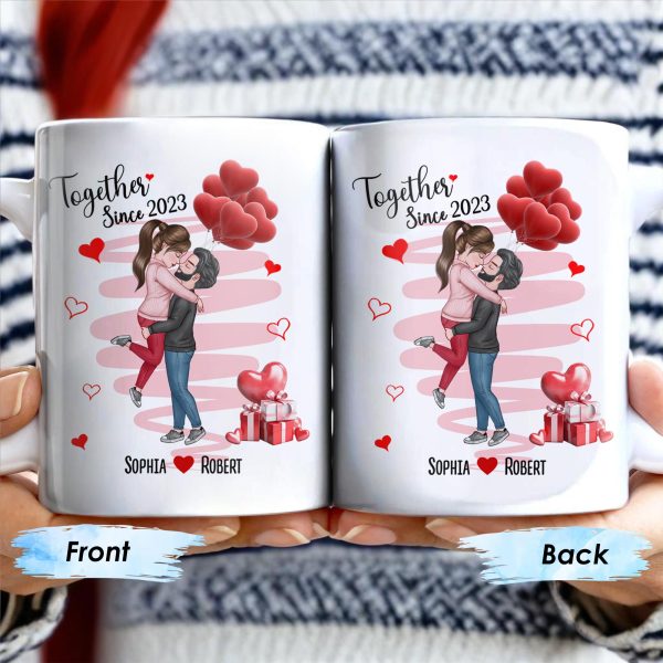 Together Since Custom Year With Heartfelt Gifts - Personalized Custom Coffee Mug - CPL330_MG Together Since Custom Year With Heartfelt Gifts - Personalized Custom Coffee Mug - CPL330_MG