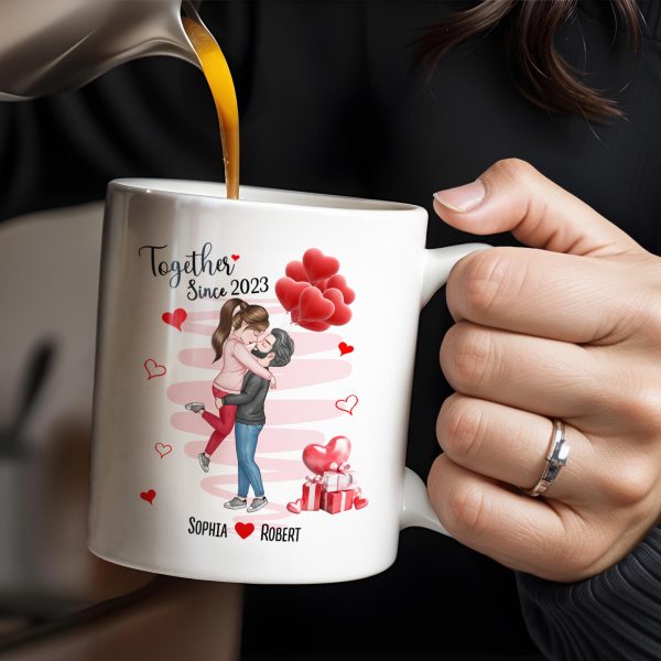 Together Since Custom Year With Heartfelt Gifts - Personalized Custom Coffee Mug - CPL330_MG Together Since Custom Year With Heartfelt Gifts - Personalized Custom Coffee Mug - CPL330_MG