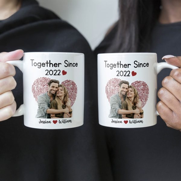 Together Since Picture Customized - Personalized Mug Together Since Picture Customized - Personalized Mug