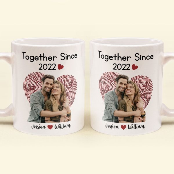 Together Since Picture Customized - Personalized Mug Together Since Picture Customized - Personalized Mug