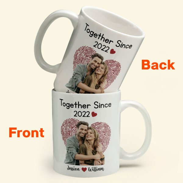 Together Since Picture Customized - Personalized Mug Together Since Picture Customized - Personalized Mug