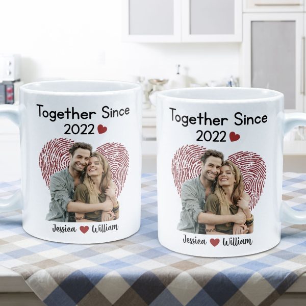Together Since Picture Customized - Personalized Mug Together Since Picture Customized - Personalized Mug