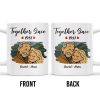 Together Since With Couple And Hearts Design - Personalized Custom Coffee Mug - CPL403_MG Together Since With Couple And Hearts Design - Personalized Custom Coffee Mug - CPL403_MG