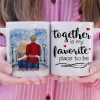 Together With You Is My Favorite Place To Be - Gift For Couples, Personalized Mug Together With You Is My Favorite Place To Be - Gift For Couples, Personalized Mug