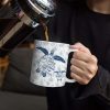 Toile De Jouy World Full Of Grandmas - Personalized White Edge-to-Edge Mug Toile De Jouy World Full Of Grandmas - Personalized White Edge-to-Edge Mug
