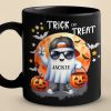 Too Cool To Be Spooky - Family Personalized Custom Black Mug - Halloween Gift For Family Members Too Cool To Be Spooky - Family Personalized Custom Black Mug - Halloween Gift For Family Members