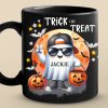 Too Cool To Be Spooky - Family Personalized Custom Black Mug - Halloween Gift For Family Members Too Cool To Be Spooky - Family Personalized Custom Black Mug - Halloween Gift For Family Members