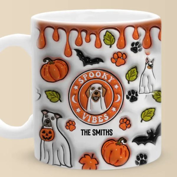 Too Cute To Spook - Dog Personalized Custom 3D Inflated Effect Printed Mug - Halloween Gift For Pet Owners, Pet Lovers Too Cute To Spook - Dog Personalized Custom 3D Inflated Effect Printed Mug - Halloween Gift For Pet Owners, Pet Lovers